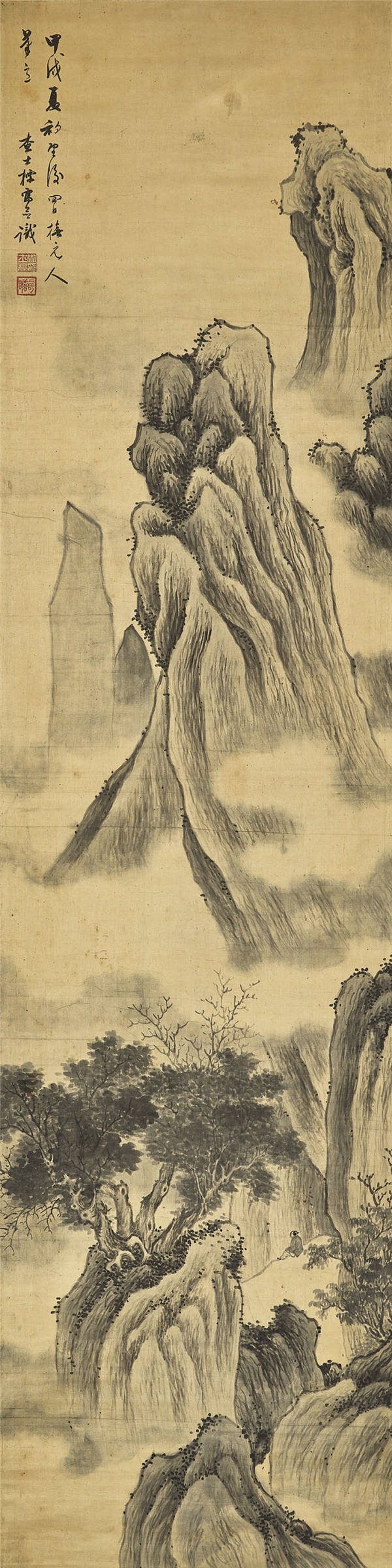 査士标（1615-1698）-风景山水画 高清下载