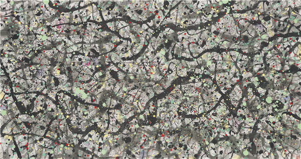 吴冠中（1919-2010）-藤蔓上的花朵像珍珠一样 作品下载