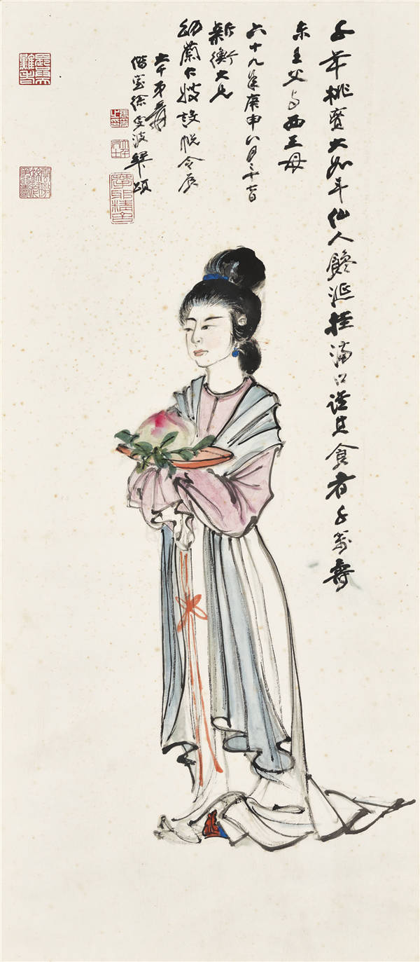 张大千（1899-1983）-生日礼物 国画高清作品下载