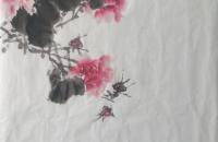 《前程锦绣》——锦鲤和芙蓉花的画法