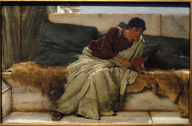 劳伦斯·阿尔玛·塔德玛（Lawrence Alma-Tadema-从贺拉斯（Horace）出发的艰难路线 作品下载