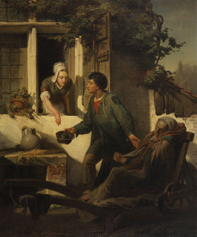 劳伦斯·阿尔玛·塔德玛（Lawrence Alma-Tadema-盲目的乞丐 作品下载