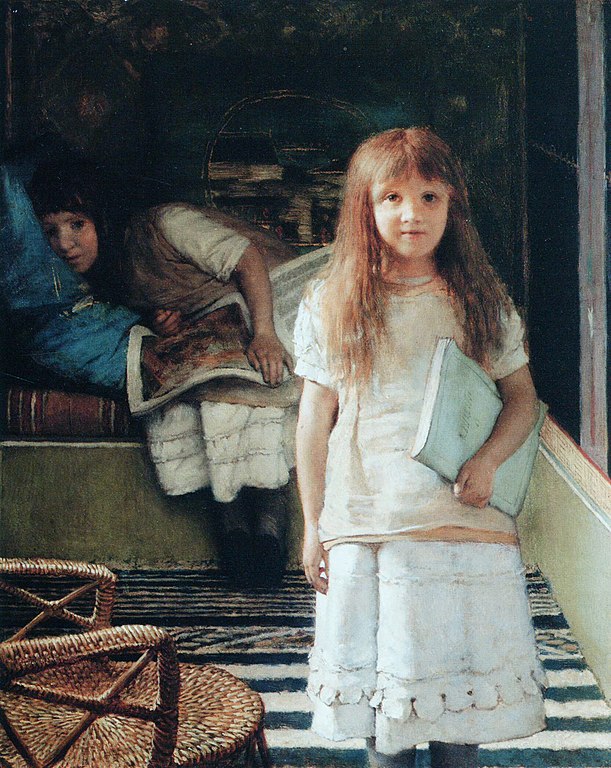 劳伦斯·阿尔玛·塔德玛（Lawrence Alma-Tadema-安娜·阿尔玛·塔德玛肖像 作品下载