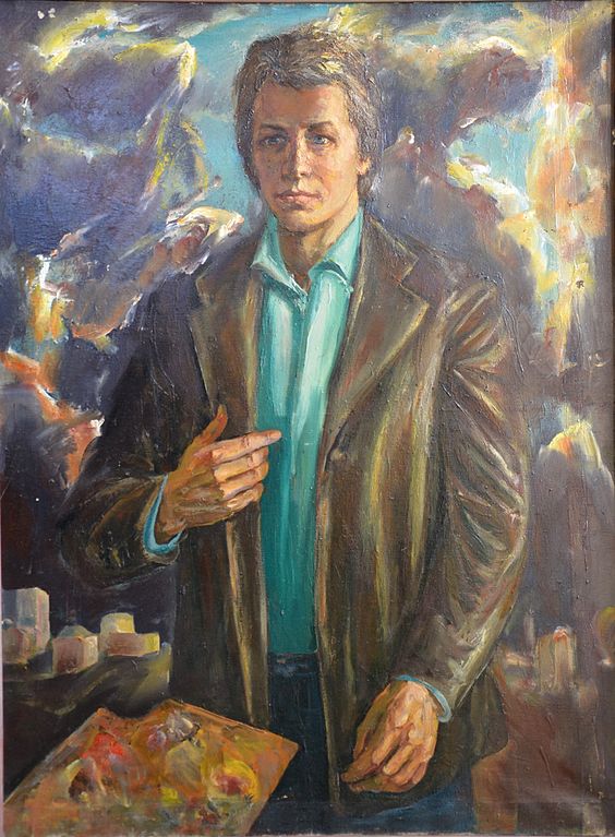 阿列克谢·库兹米奇（Alexey Kuzmich）-SelfPortrait 1985布面油画高清下载