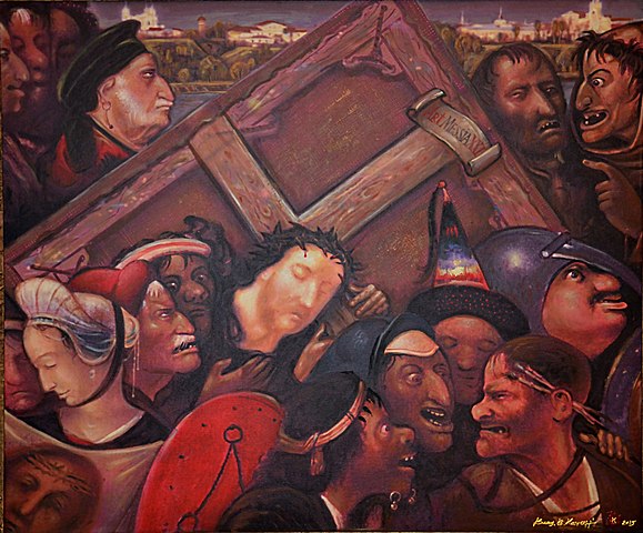 弗拉基米尔·卡尚（Vladimir Kachan）-《艺术弥赛亚》高清油画下载