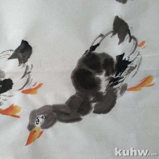 《春江水暖鸭先知》——小鸭和桃花的画法