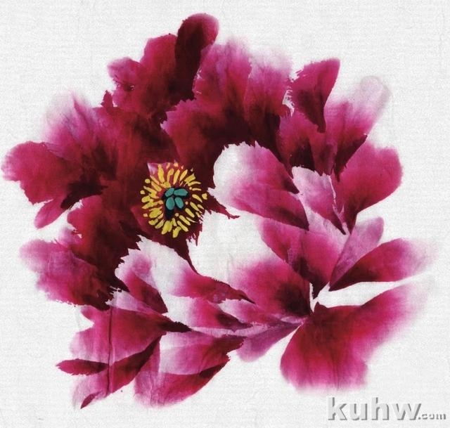 图文教程:写意牡丹花头画法详细步骤