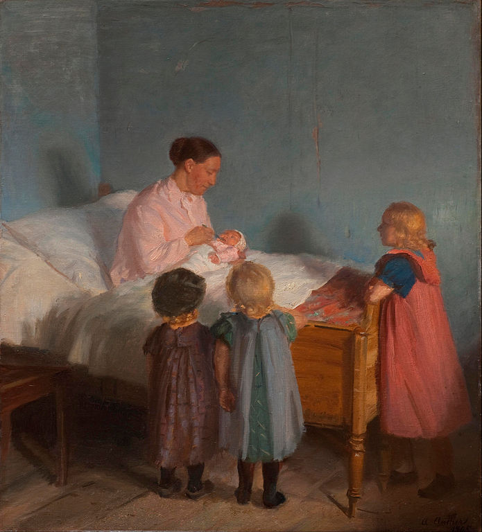 安娜·安切尔（Anna Ancher）-小弟弟 作品下载