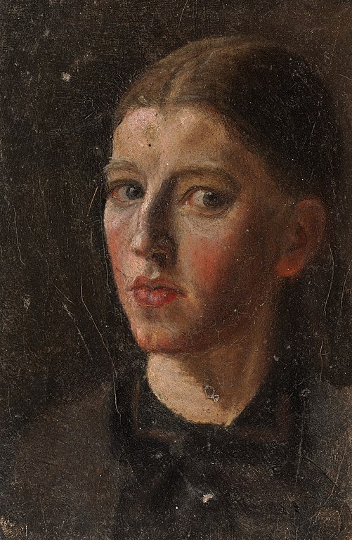 丹麦画家安娜·安切尔（Anna Ancher）-自画像 作品下载