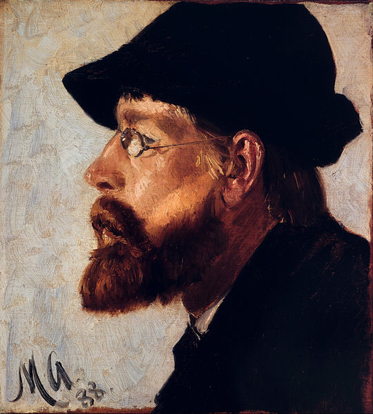 迈克尔·安彻（Michael Ancher）-Nils Hansteen 油画作品