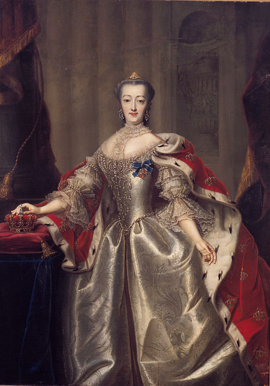 安德烈亚斯·布鲁尼切（AndreasBrünniche）-丹麦女王肖像 油画