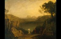 约瑟夫·马洛德·威廉·特纳（Joseph Mallord William Turner）-埃涅阿斯和西比尔，阿维尔努斯湖（1798）
