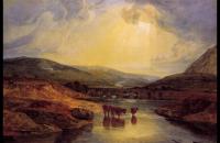 约瑟夫·马洛德·威廉·特纳（Joseph Mallord William Turner）-阿蒙塔文尼桥，蒙芒特郡1799