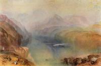 约瑟夫·马洛德·威廉·特纳（Joseph Mallord William Turner）--卢塞恩湖1802水彩