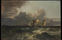 约瑟夫·马洛德·威廉·特纳（Joseph Mallord William Turner）--1802年“埃格雷蒙特海员”号锚地的船只油画