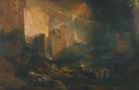 约瑟夫·马洛德·威廉·特纳（Joseph Mallord William Turner）-《毁灭所多玛》 1805油画