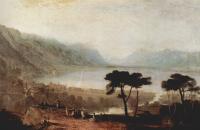 约瑟夫·马洛德·威廉·特纳（Joseph Mallord William Turner）-从蒙特勒（1810）看的日内瓦湖油画