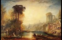 约瑟夫·马洛德·威廉·特纳（Joseph Mallord William Turner）-Tivoli 1817的景观构成油画
