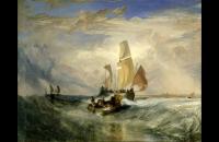 约瑟夫·马洛德·威廉·特纳（Joseph Mallord William Turner）-绳索。1827年乘坐“ Pas de Calais”登机的乘客油画