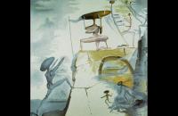 萨尔瓦多·达利(Salvador Dali)-1982年大气脑图 油画