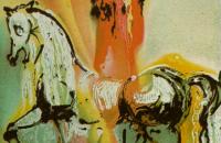 萨尔瓦多·达利(Salvador Dali)-大理的马1971作品