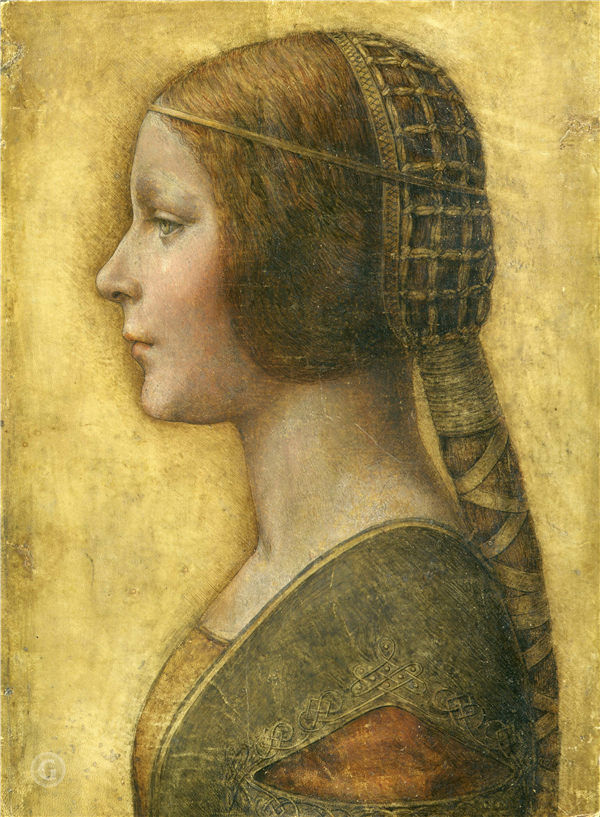 达·芬奇（ Leonardo da Vinci） –《 La Bella Principessa》，年轻未婚妻的简介