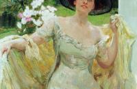 伊利亚·列宾（ Ilya Repin） –贝拉高地的肖像，1910年油画