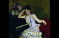 伊利亚·列宾（ Ilya Repin） –钢琴家SI Menter的肖像。1887年
