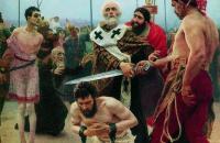 伊利亚·列宾（ Ilya Repin） –迈拉（Myra）的尼古拉斯（Nicholas）消除了三名无辜者的死亡。1888年