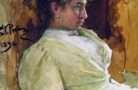 伊利亚·列宾（ Ilya Repin） –伊利亚·列宾的画像。1896年