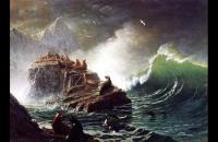 阿尔伯特·比尔施塔特（Albert Bierstadt） -法拉隆群岛的岩石上的海豹