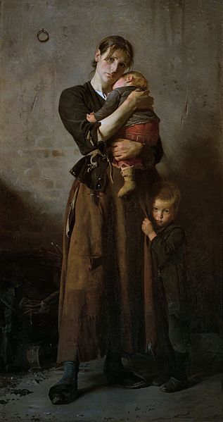 弗兰特斯·亨宁森 （Frants Henningsen）：狗和成人油画作品