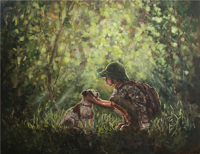 亚历山大·科雷帕诺夫（Alexander Korepanov）- 路上有朋友 2020年作品