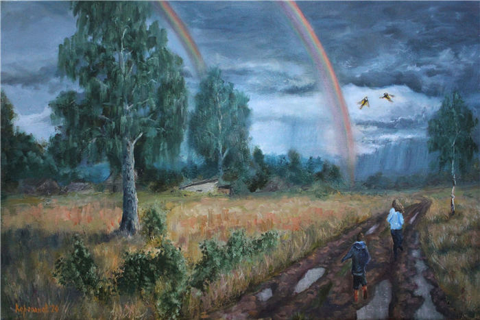 亚历山大·科雷帕诺夫（Alexander Korepanov）- 姐姐 高清油画下载