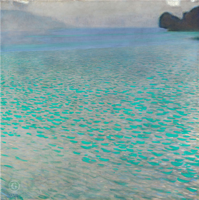 古斯塔夫·克里姆特(Gustav Klimt) -阿特湖畔1900