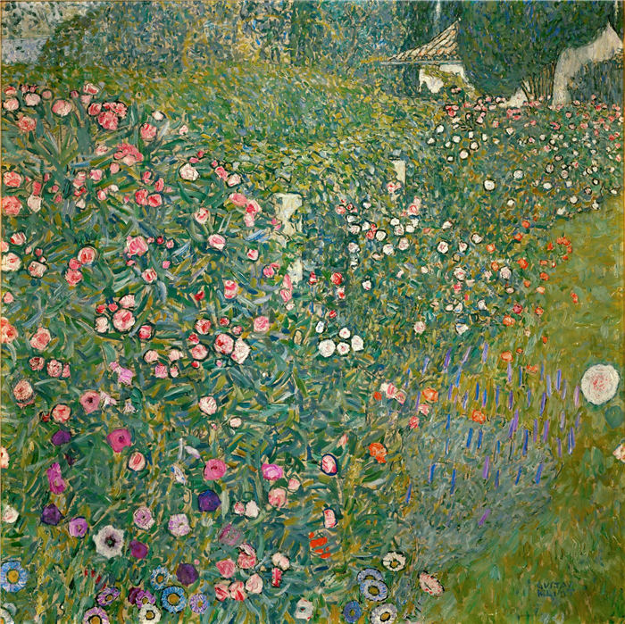 古斯塔夫·克里姆特（Gustav Klimt）特 -意大利花园高清下载