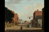 威廉·威廉姆斯（William Williams）-什罗普郡奥斯韦斯特里教堂街 油画