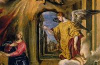 艾尔·葛雷柯（El Greco）-《报喜》油画作品