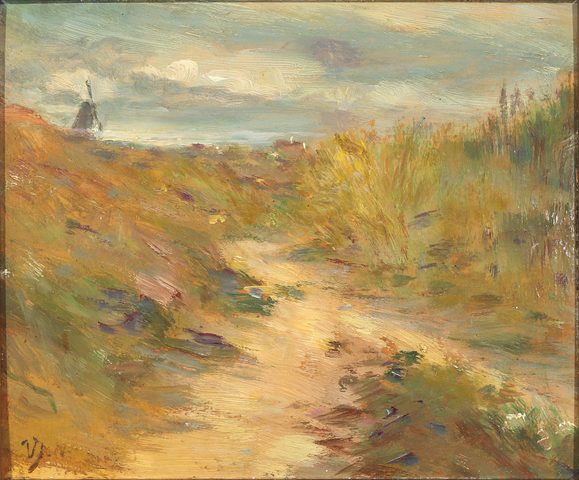 维戈·约翰森（Viggo Johansen）-克里特维（Klitvej）的风油画