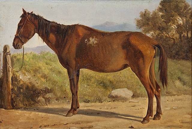 威廉·马斯特兰德（Wilhelm Marstrand）-罗西南特油画