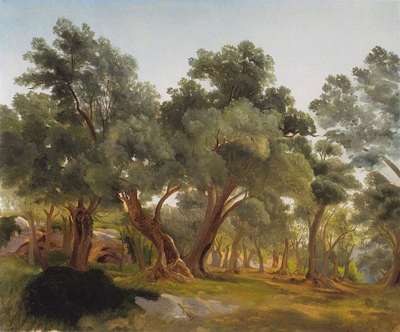 弗里茨·佩茨霍尔德  （Fritz Petzholdt）：橄榄林油画