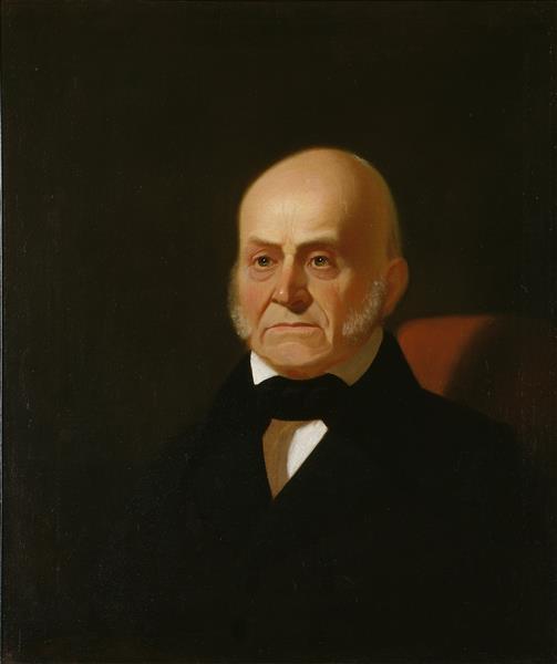 乔治·卡勒布·宾厄姆（ George Caleb Bingham）-约翰·昆西·亚当斯油画