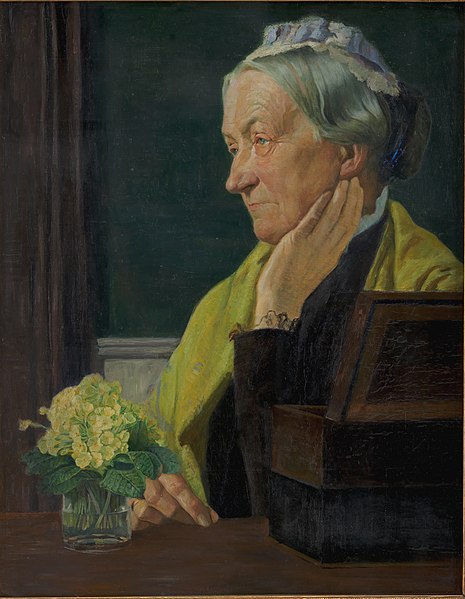 约翰·罗德（Johan Rohde）：阿内·玛丽·罗德 施密特油画