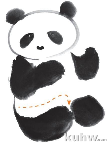 图文教程:一学就会画萌萌的熊猫和可爱的小鹿