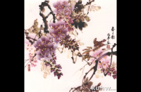 写意紫藤花画法