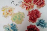 蓝牡丹小麻雀的画法