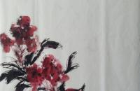 鸡冠花和珍珠鸡的画法