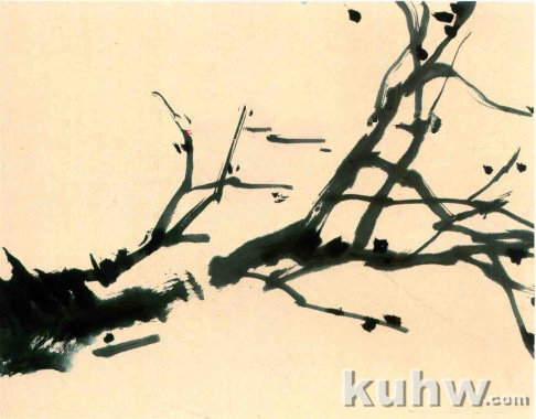 梅花枝干的画法