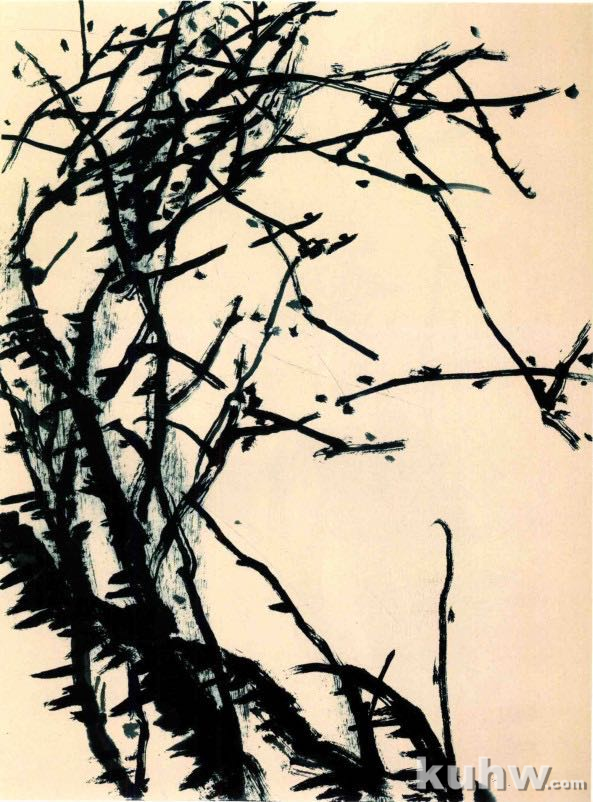 梅花枝干的画法