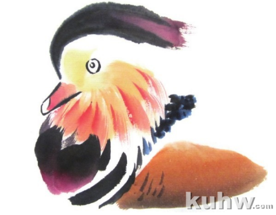 国画麻雀、燕子、仙鹤、鸳鸯、雏鸡等禽鸟的画法